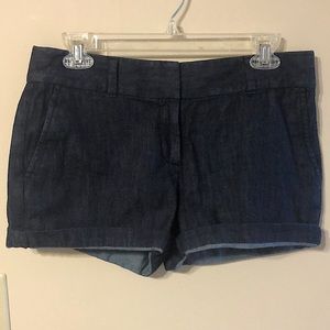 LOFT Outlet Dark Wash Jean 4” Shorts Size 2